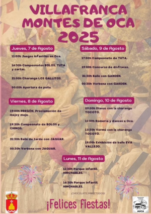 Fiestas de Villafranca Montes de Oca