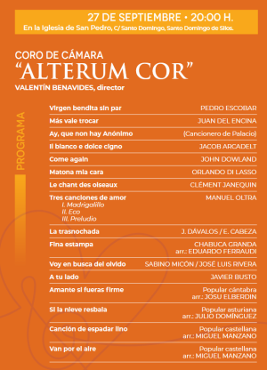 “Alterum Cor” (Santo Domingo de Silos)
